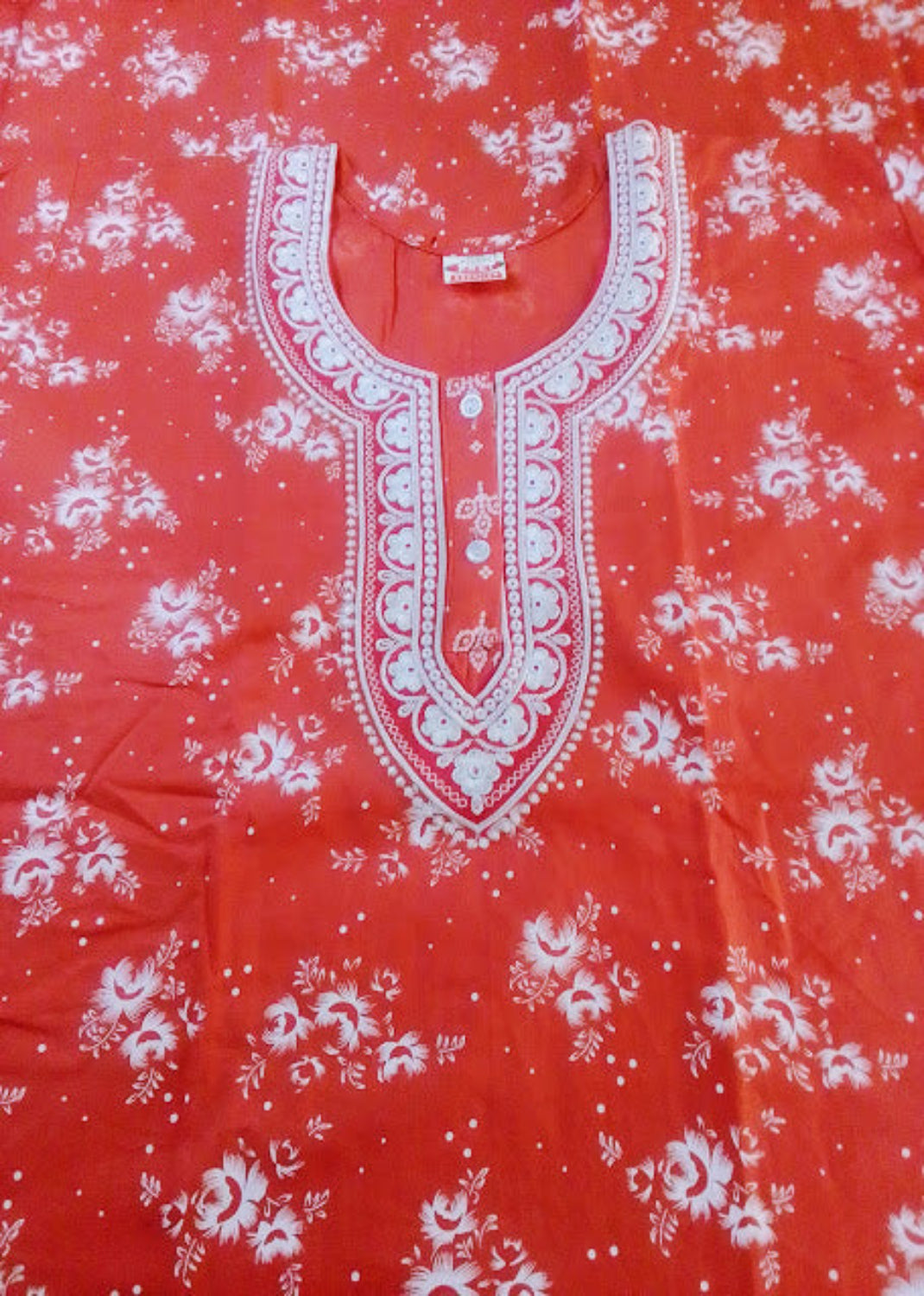 Churidar cut floral printed nighty