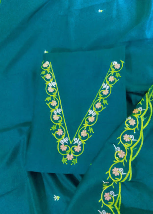 Vichithra silk unstitched churidar material