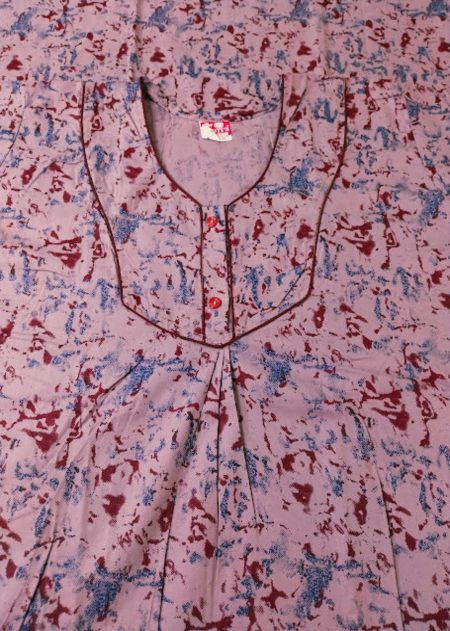 Churidar Cut Printed Cotton Nighty