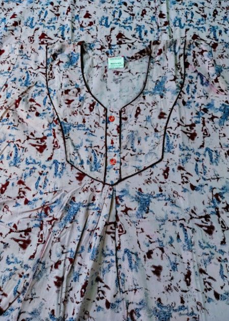 Churidar Cut Printed Cotton Nighty