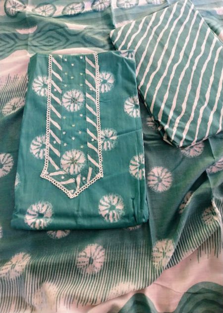 Premium Cotton Unstitched Churidar Material