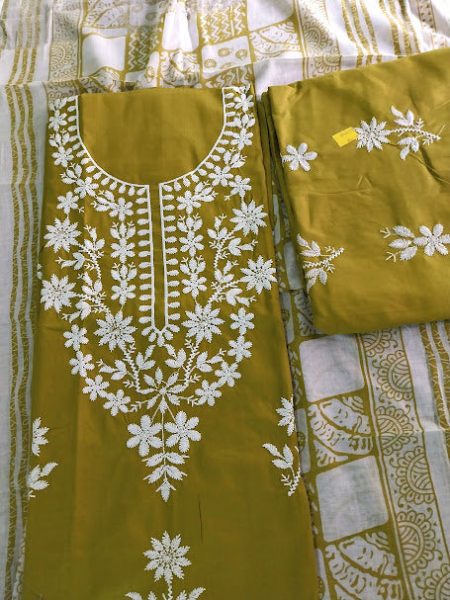 Cotton Rayon Mix Unstitched Churidar Material