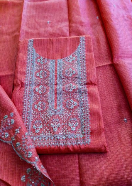 Kota Silk Unstitched Churidar Material