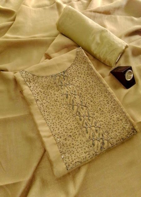 Vichithra Silk Unstitched Churidar Material