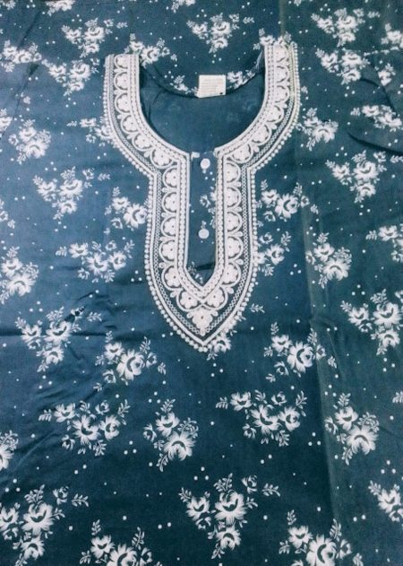 Churidar Cut Floral Printed Nighty
