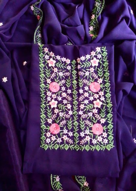 Premium Georgette Unstitched Churidar Material