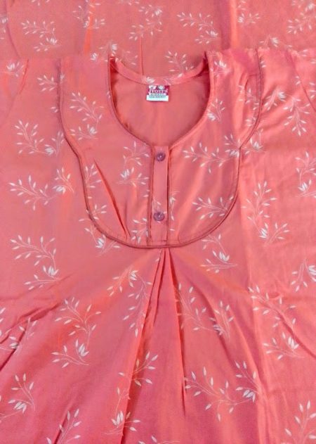 Churidar Cut Floral Printed Nighty