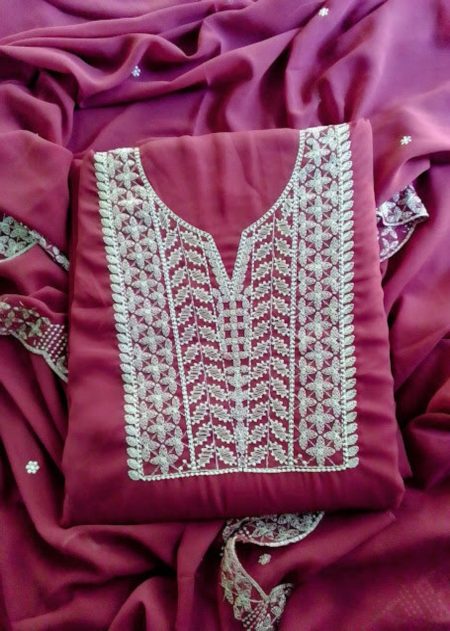 Premium Georgette Unstitched Churidar Material