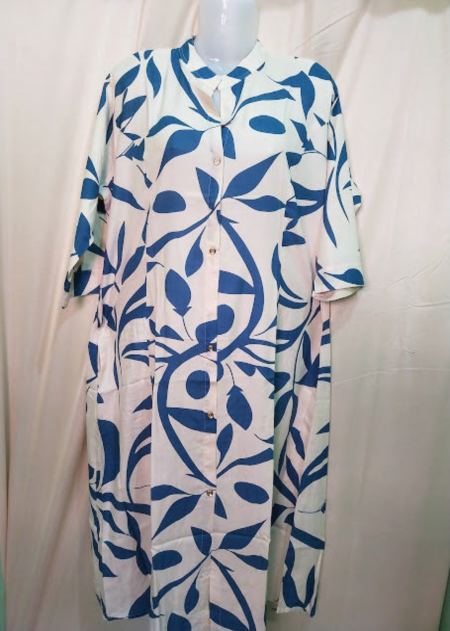 Collar Neck Princess Cut Digital Printed Kurti